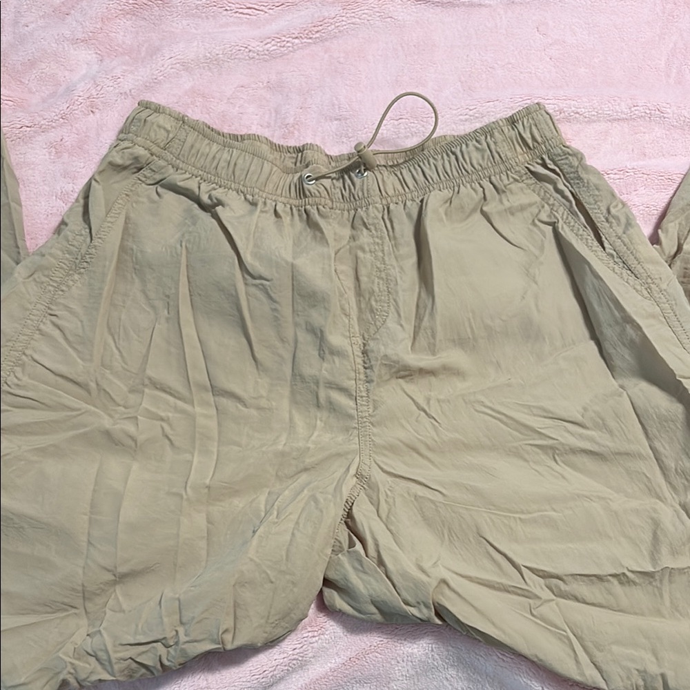 Windsor Parachute Beige Casual Pants